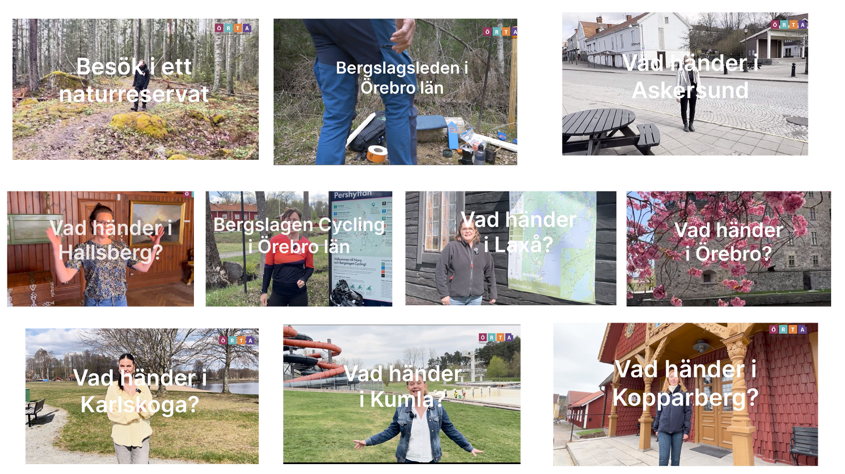 Bild av medverkande kommuner